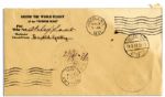 Wiley Post & Harold Gatty Signed Cover Flown on the Winnie Mae During Her History-Making World Flight -- 1931