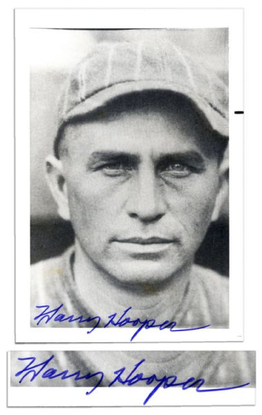 HOFer Harry Hooper Signed Photo