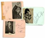 Swing Jazz Legends Book of Autographs -- Including Louis Armstrong, Duke Ellington