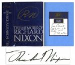 Richard Nixon Signed First Edition of His Bestselling Autobiography Memoirs 