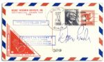 Apollo 7 Rocket Mail Signed by Donn Eisele