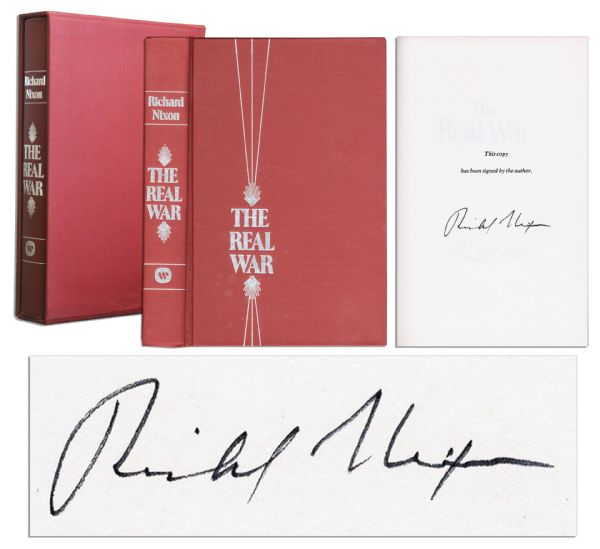 Richard Nixon Signed ''The Real War''