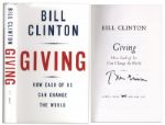Bill Clintons Giving: How Each of Us Can Change the World First Edition Signed