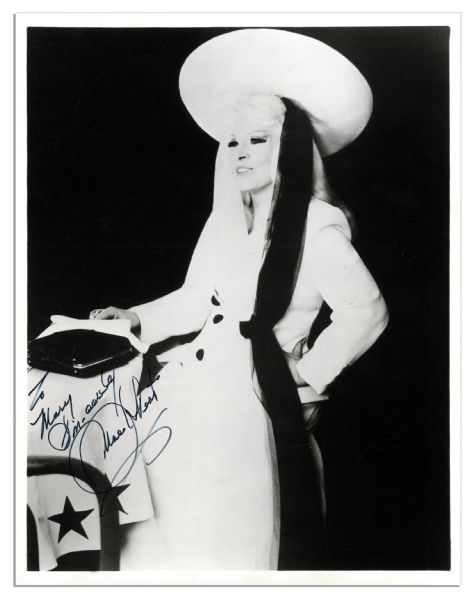 Mae West Signed 8'' x 10.25'' Photo