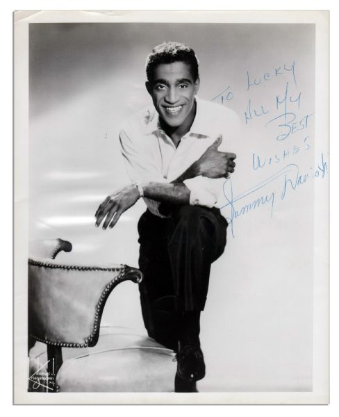 Sammy Davis Jr. Signed & Inscribed 8'' x 10'' Photo
