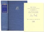 Ayn Rand Signed Limited Edition of Atlas Shrugged -- The Epic Novel That Inspired a Philosophical Movement