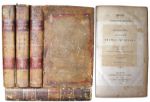 Rare Early Edition of Memoir, Correspondence & Miscellanies From the Papers of Thomas Jefferson -- Edited by His Grandson Thomas Jefferson Randolph -- 1830 Four-Volume Set