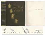 Louisa May Alcott Signed Little Women -- First One to Appear at Auction in Over 40 Years -- With PSA/DNA COA