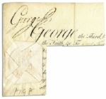 Striking King George III Signature -- Signed George R