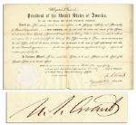 Ulysses S. Grant Document Signed as President in 1870