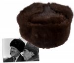 President Gerald Fords Personally Owned Russian Ushanka Fur Hat