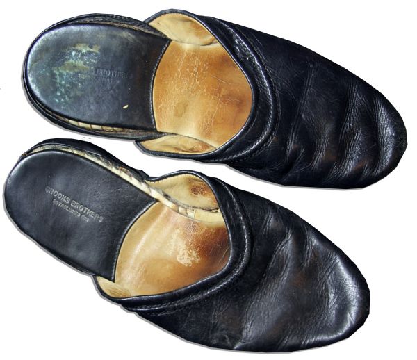 Arthur Ashe's Worn Slippers From His Personal Estate