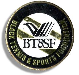 Arthur Ashe's Personally Owned Black Tennis & Sports Foundation Pin