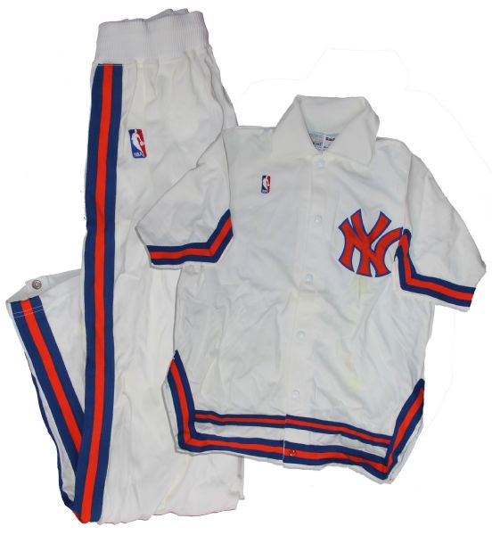 New York Knicks Uniform Personally Owned By Arthur Ashe