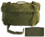John Waynes Personally Owned Cargo Field Pack Used in the Hit 1968 Film The Green Berets Which Wayne Starred In & Directed
