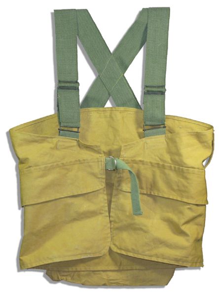 John Wayne Personally Owned Canvas Vest From the 1968 Film ''The Green Berets'' Which Wayne Directed and Starred In