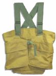 John Wayne Personally Owned Canvas Vest From the 1968 Film The Green Berets Which Wayne Directed and Starred In