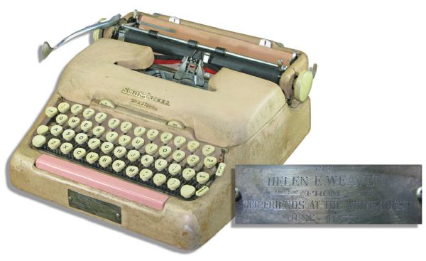 Electric Typewriter Given by President Eisenhower to His Secretary in 1957