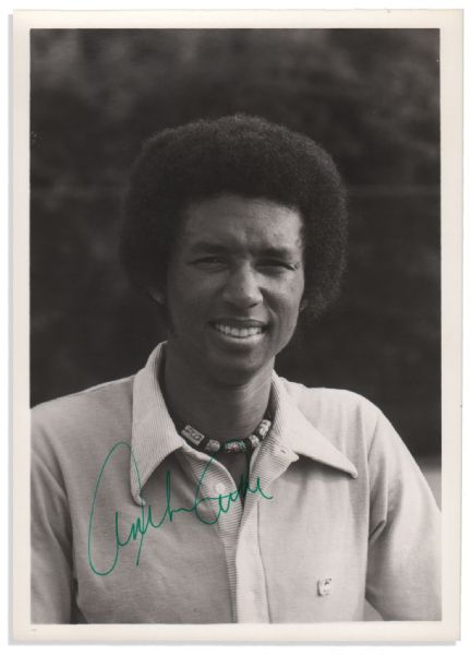 Arthur Ashe 5'' x 7'' Signed Photo