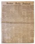 Boston Daily Journal -- The Dred Scott Decision -- Dated 7 March 1857 -- Very Good Condition