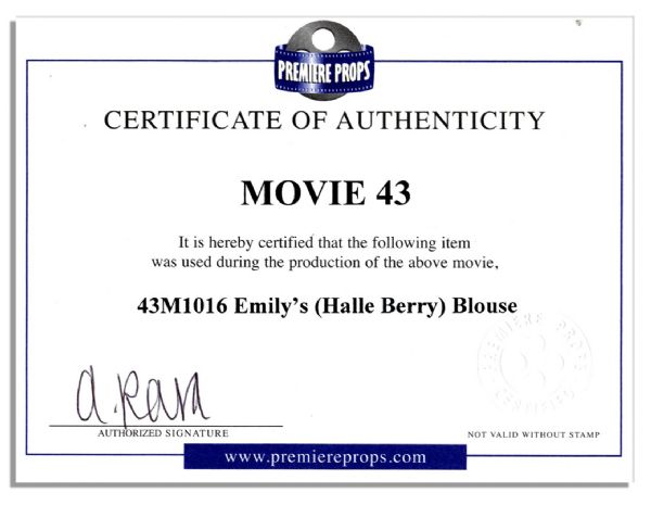 Halle Berry Blouse From 2013 Comedy ''Movie 43''