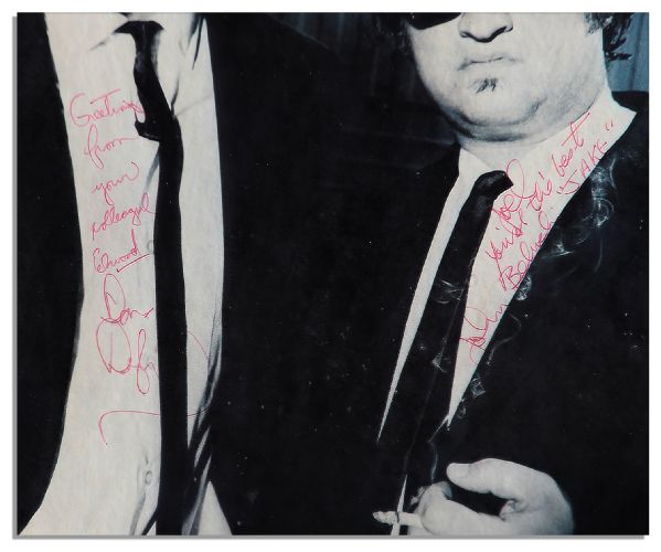 Blues Brothers ''Briefcase Full of Blues'' Poster Signed by Dan Aykroyd & John Belushi