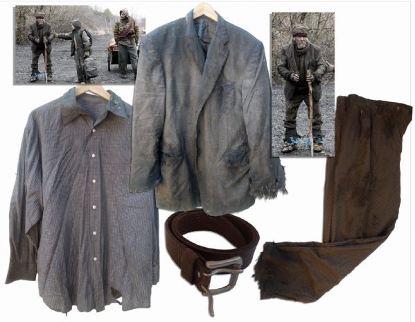 Robert Duvall Screen-Worn Tattered Wardrobe From Post-Apocalyptic Drama ''The Road''