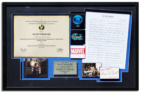 Emmy Certificate to ''Guiding Light'' Director Ellen Wheeler From 2007