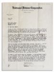 Carl Laemmle 1931 Letter Signed Regarding Universal Studios -- ''...[Dracula's] success has prompted us to arrange for the production of...'Frankenstein' by Mary Shelley...''