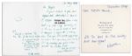 Extraordinary Lot of Items From Monica Lewinsky -- Used by Kenneth Starr in His Case for Impeachment Against Bill Clinton -- Monica ALS: ''...am I good at lying through my teeth or what...''