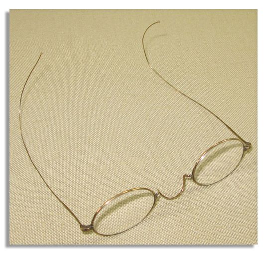 Abraham Lincoln Personally Owned and Worn Spectacles -- With Provenance From Lincoln's Family