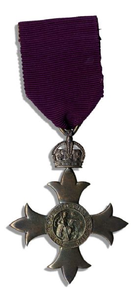 Order of The British Empire Medal Presented to Winston Churchills Appointee G. Humphreys -- From WWI When Churchill was Minister of Munitions