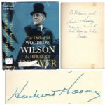 Herbert Hoover Signed The Ordeal of Woodrow Wilson