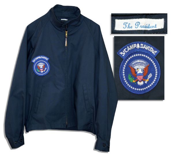 Gerald Ford Personally Owned Camp David Jacket -- With The President Label