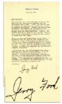 President Gerald Ford Asks for Advice on Vice Presidential Nominees in 1976 -- ...I am asking that you send me your suggestions by August 11, 1976...