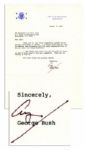George H.W. Bush Typed Letter Signed After 1983 Beirut Bombing -- ...our Marines have diligently fulfilled their responsibilities in Beirut, under very tough conditions...