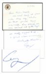 George H.W. Bush Autograph Letter Signed as Vice President -- ...We loved being at your side...Even though we were spaced out by the lag...