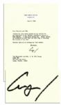 George H.W. Bush Typed Letter Signed as President -- ...Thanks for your warm welcome on my arrival...