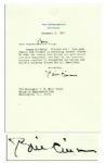 1997 Birthday Wishes From President Clinton -- ...we can continue working together to strengthen our nation and build a brighter future for all Americans...