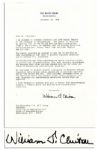 With Scarce William J. Clinton Signature -- Bill Clinton Writes as President ...United Nations and other peacekeeping...helped us protect our interests before they were directly threatened...