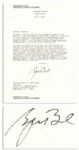 President George W. Bush Typed Signed Letter Concerning NATO & the Entry of Poland, Hungary & Czech Republic -- May 2001