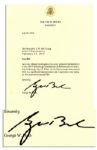 George W. Bush Letter Signed as President -- Dated 20 July 2004, in the Thick of the 2004 Presidential Campaign