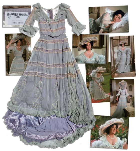 Elizabeth Taylor Screen-Worn Gown From the Film Adaptation of the Hit Stephen Sondheim Musical, A Little Night Music
