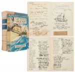 Mutiny on the Bounty Signed by the Best Picture Cast & Crew -- More Than 70 Signatures -- Producer Irving Thalberg, Director Frank Lloyd, Charles Laughton, Clark Gable, Francot Tone & More