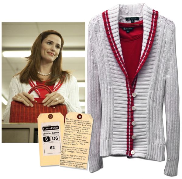 Jennifer Garner Screen-Worn Hero Shirt & Sweater From Her 2011 Comedy ''Butter''
