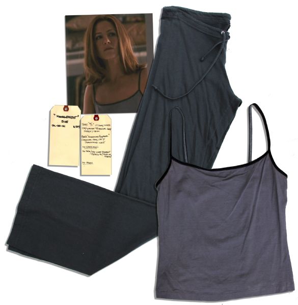 Jennifer Aniston Screen-Worn Top & Pants From 2008 Comedy ''Management''