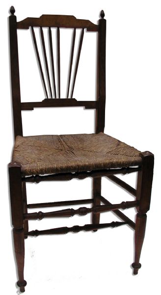 Chair Used by Napoleon Bonaparte at the Netherlands Home Where He Stayed at the Battle of Waterloo in 1815