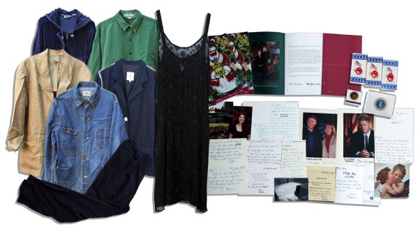 Extraordinary Lot of Items From Monica Lewinsky -- Used by Kenneth Starr in His Case for Impeachment Against Bill Clinton -- Monica ALS: ...am I good at lying through my teeth or what...