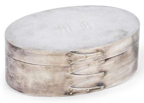 Milton Berle's Own Monogrammed Silver Box