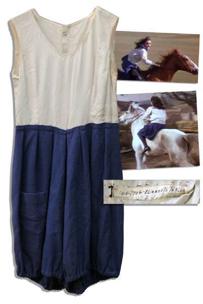 Elizabeth Taylors Screen-Worn Costume From National Velvet -- The Beloved Equestrian Film That Launched Taylors Spectacular Career